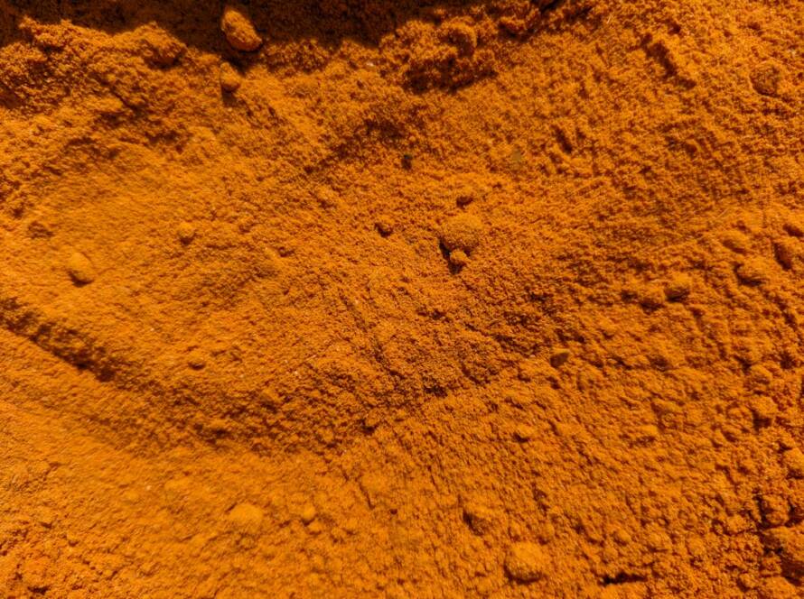 Turmeric powder, the source of curcumin